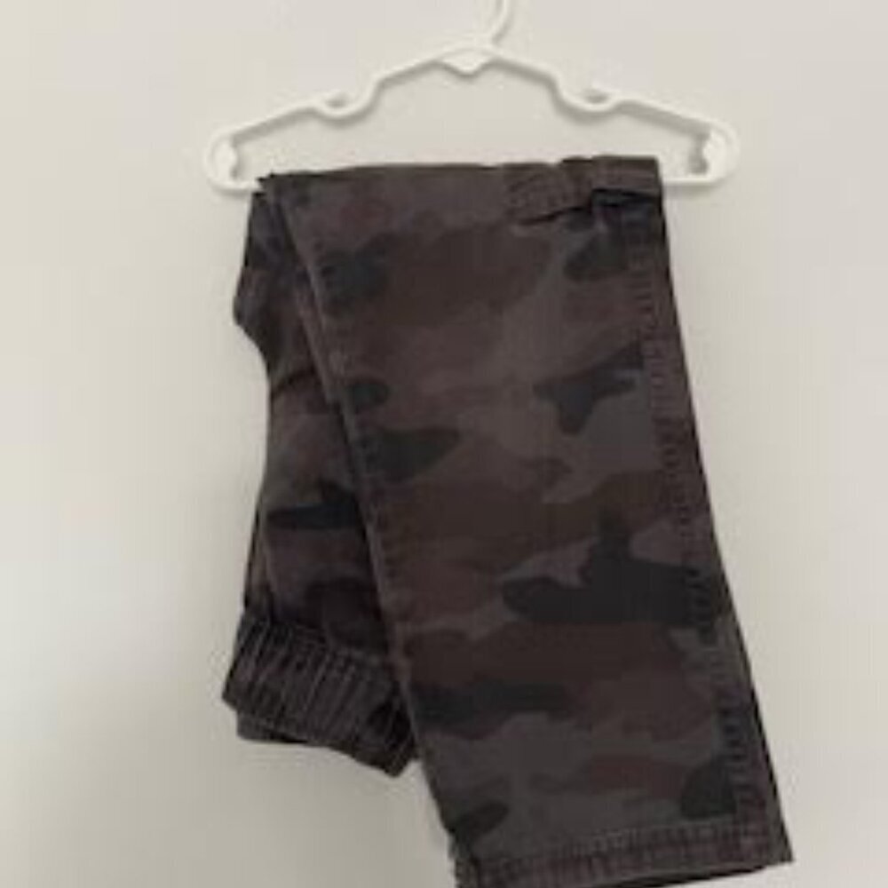 The Children's Place Boys' Pull-on Cargo Pants – Night Camo, Size 6